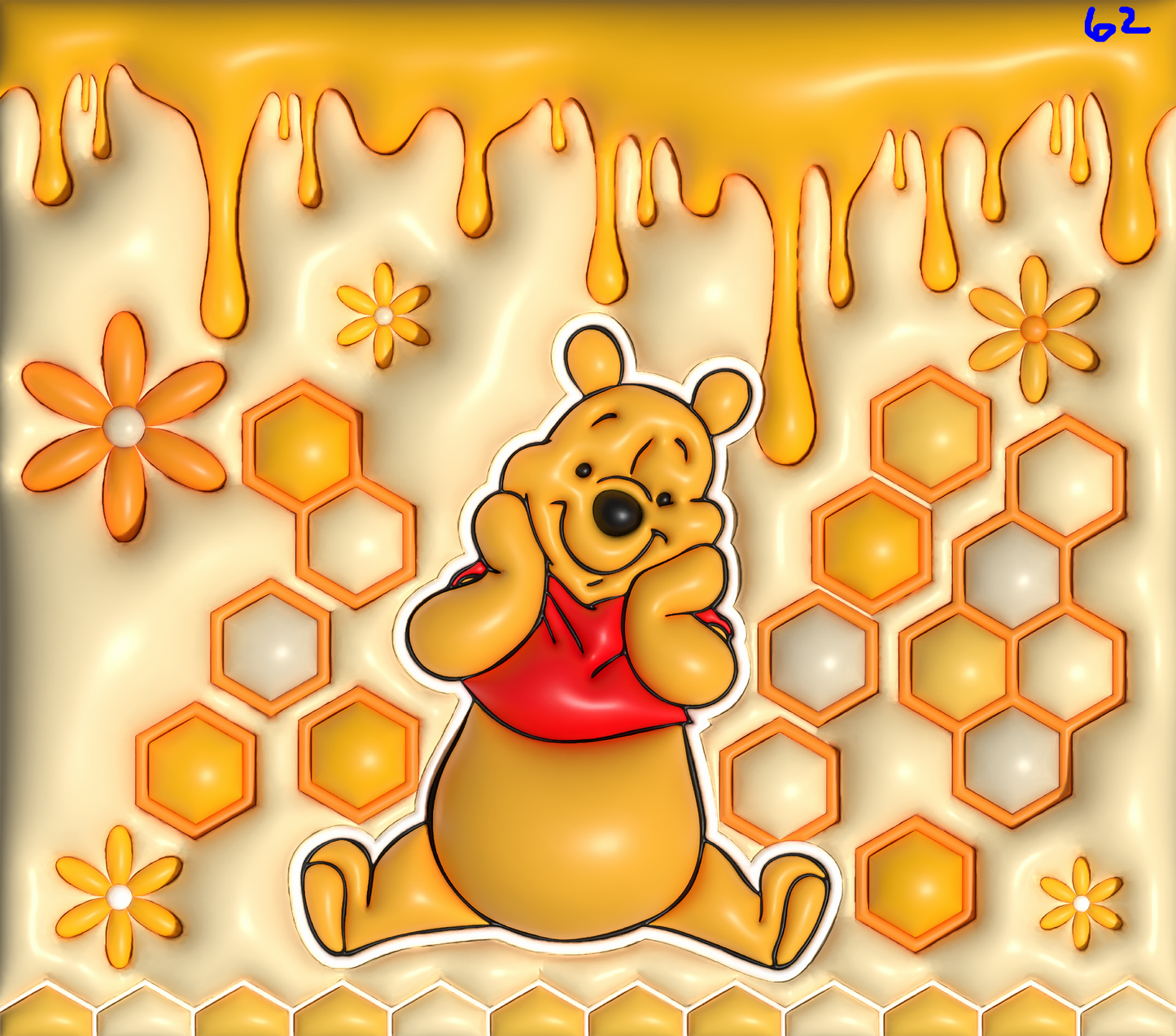 Winnie the Pooh Sublimation Decals