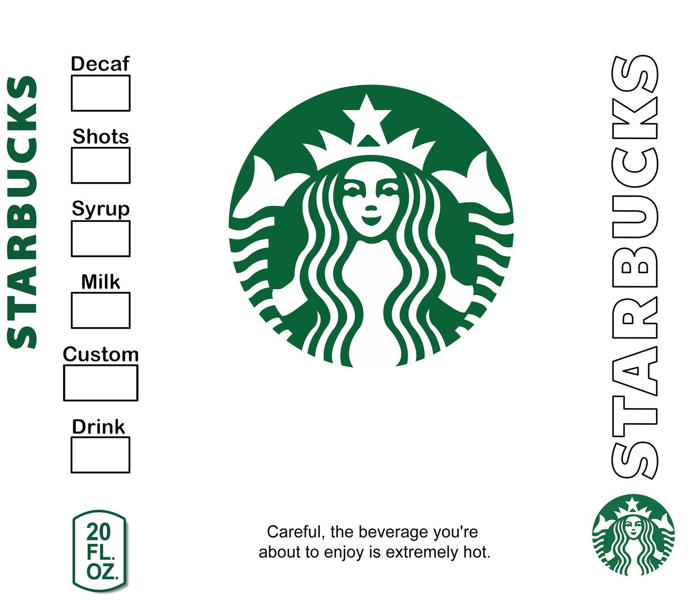 Drink Sublimation Decals