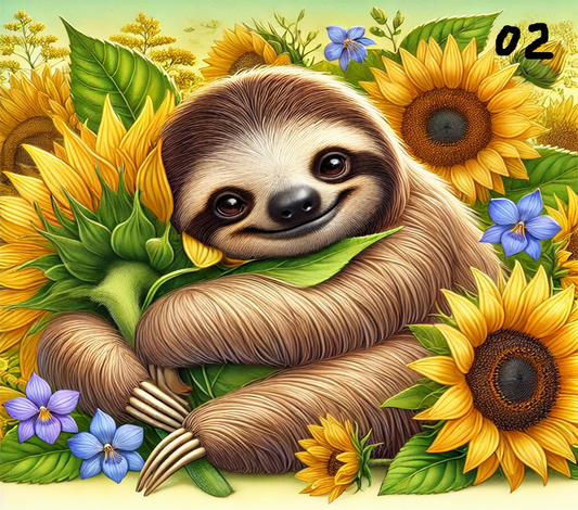Sloth Sublimation Decals