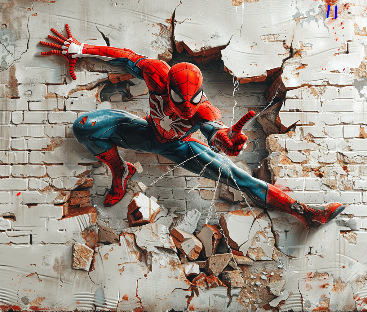 Spiderman Sublimation Decals