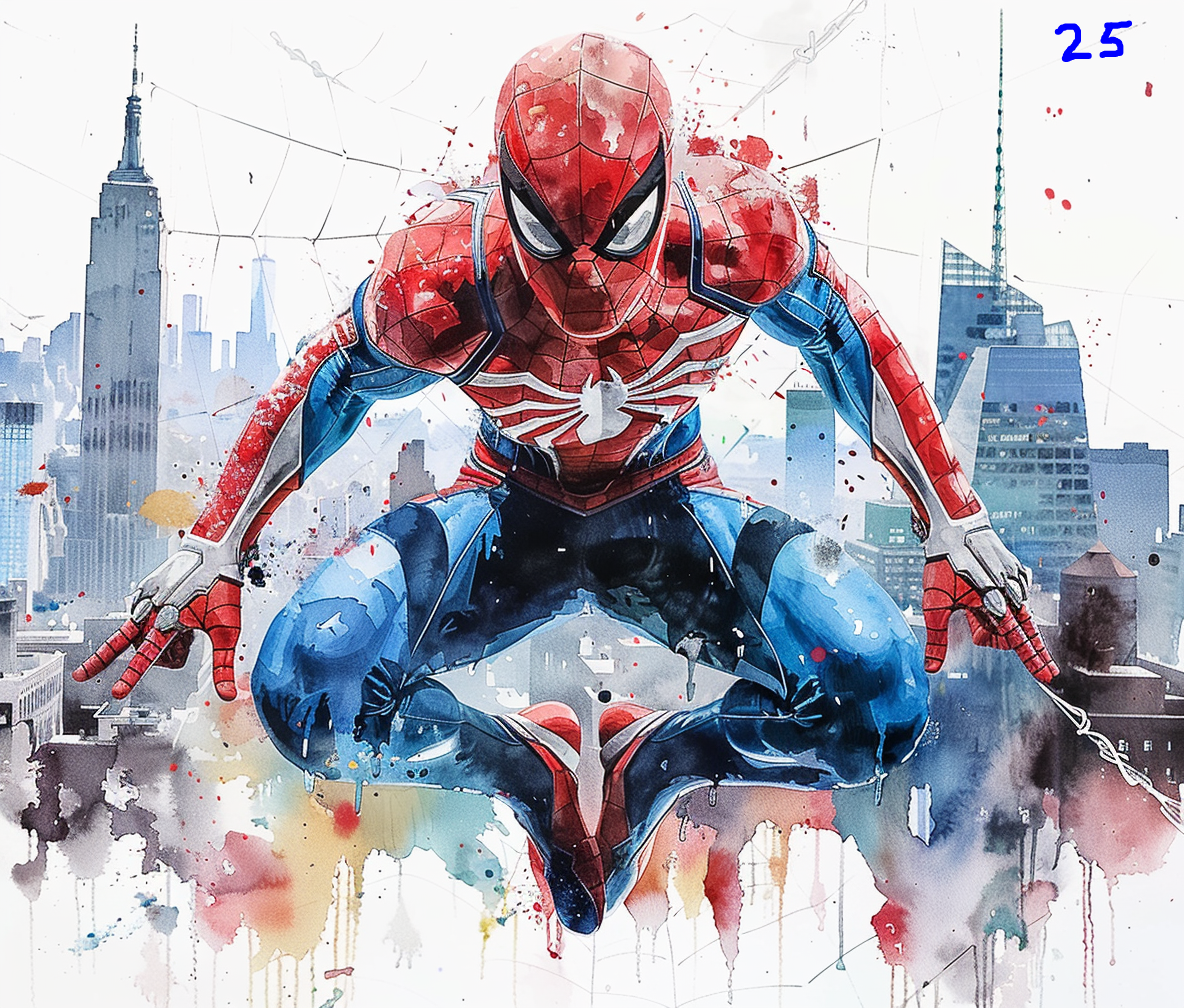 Spiderman Sublimation Decals