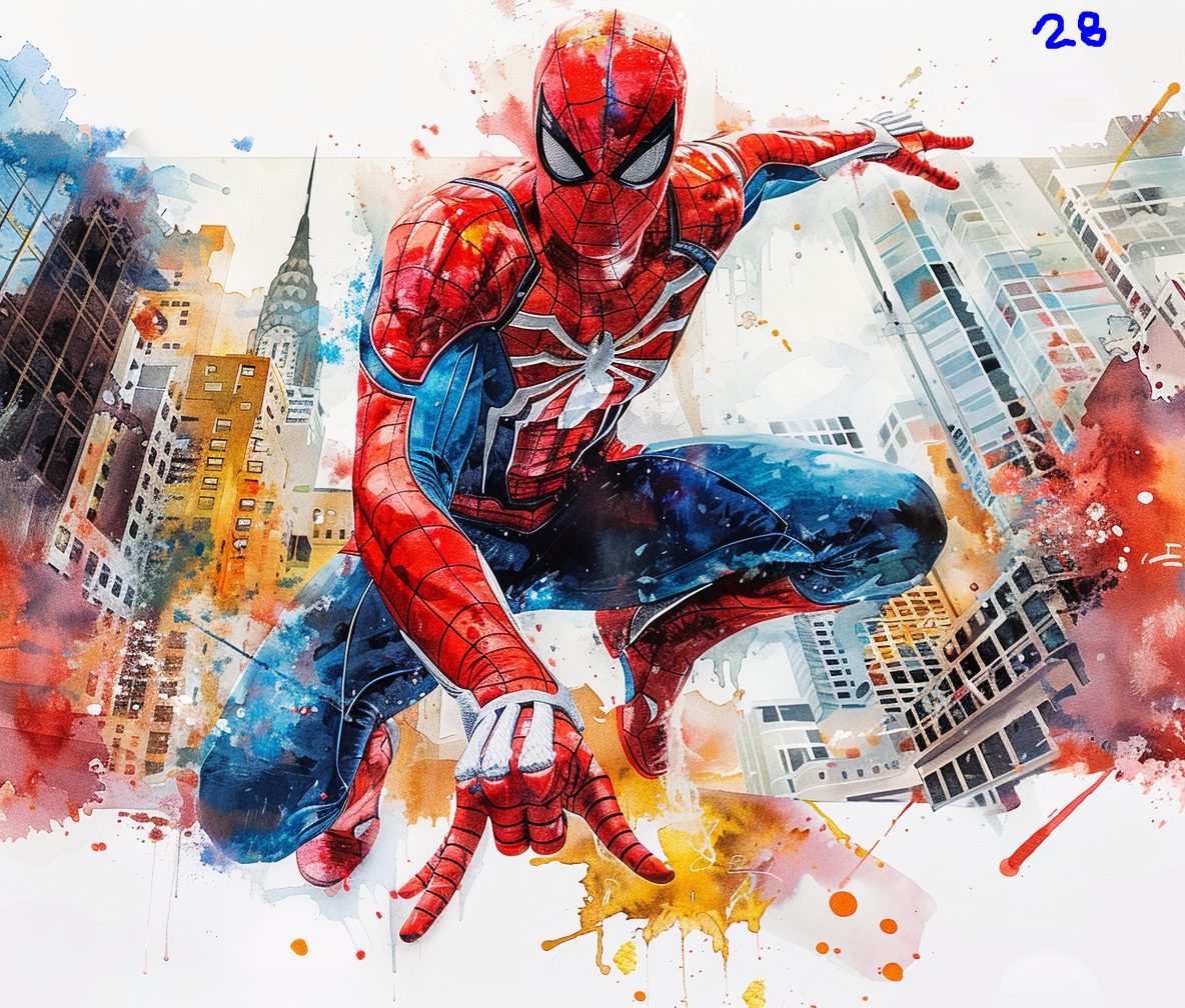 Spiderman Sublimation Decals
