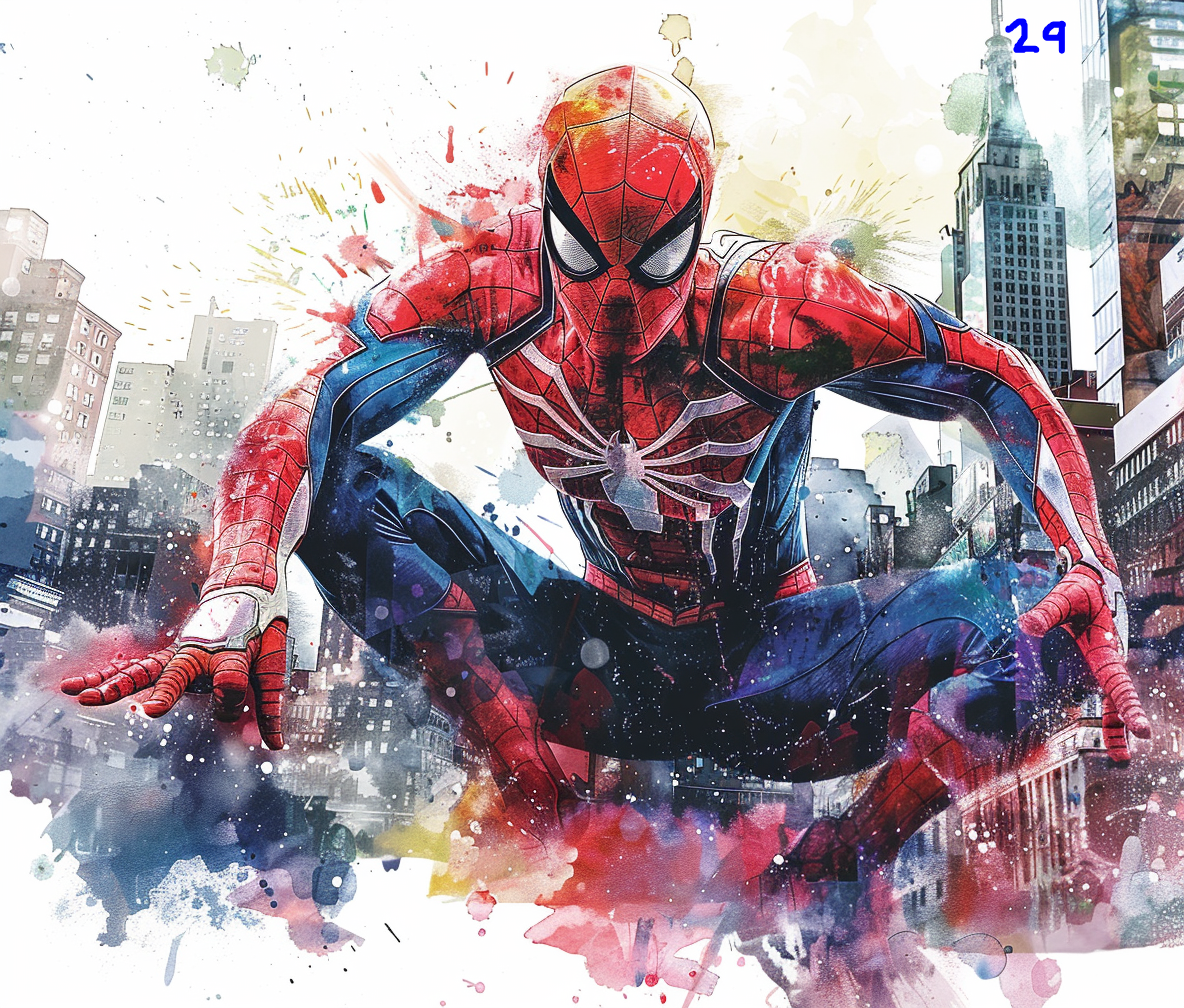 Spiderman Sublimation Decals