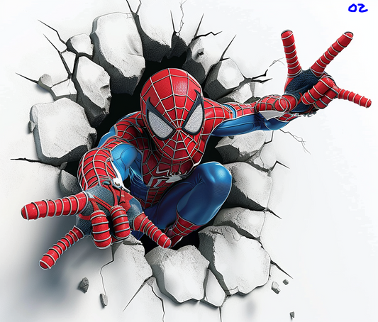 Spiderman Sublimation Decals