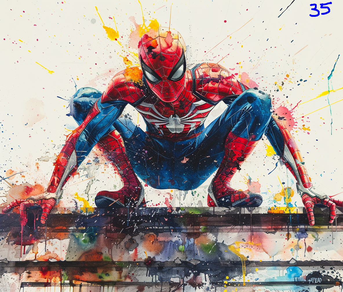 Spiderman Sublimation Decals
