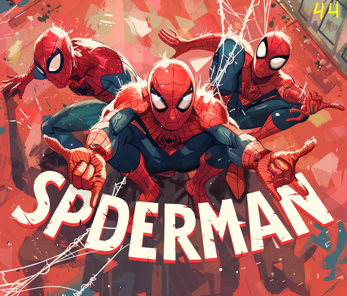 Spiderman Sublimation Decals