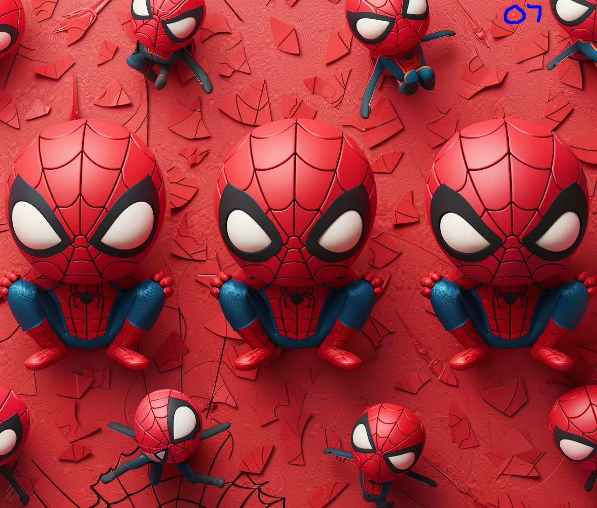 Spiderman Sublimation Decals