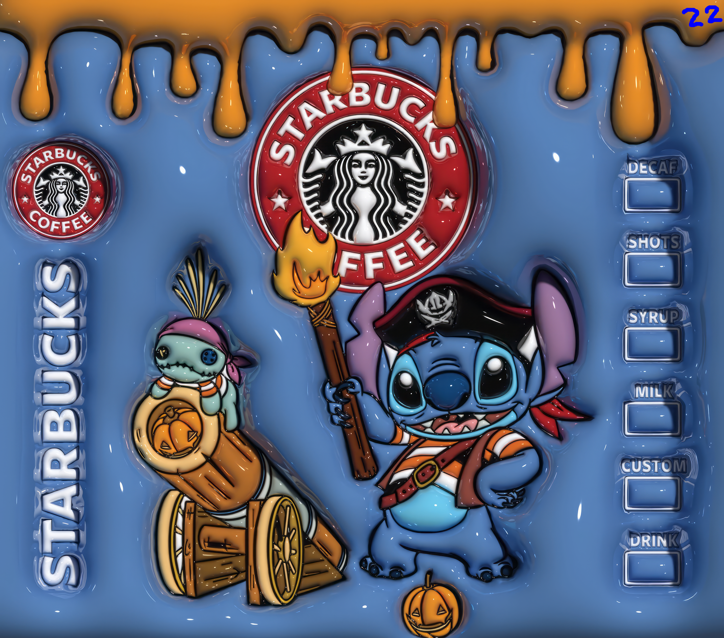 Stitch Sublimation Decals 2