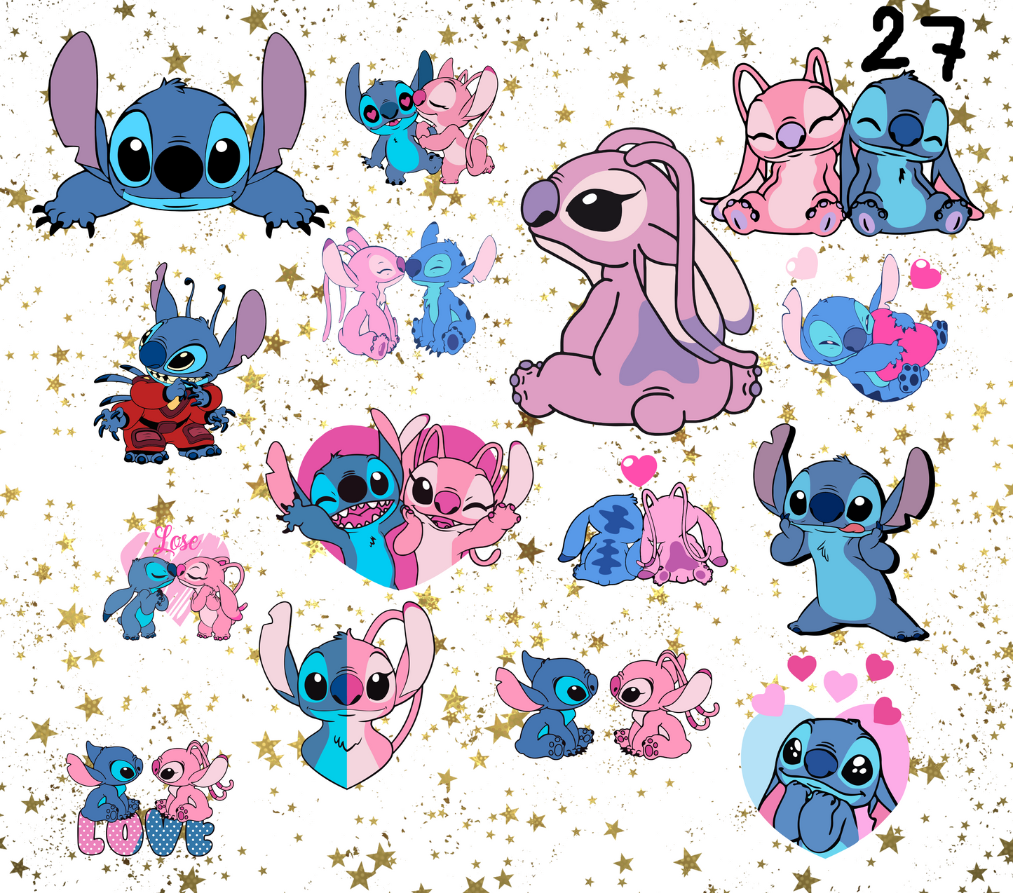 Stitch Sublimation Decals 1