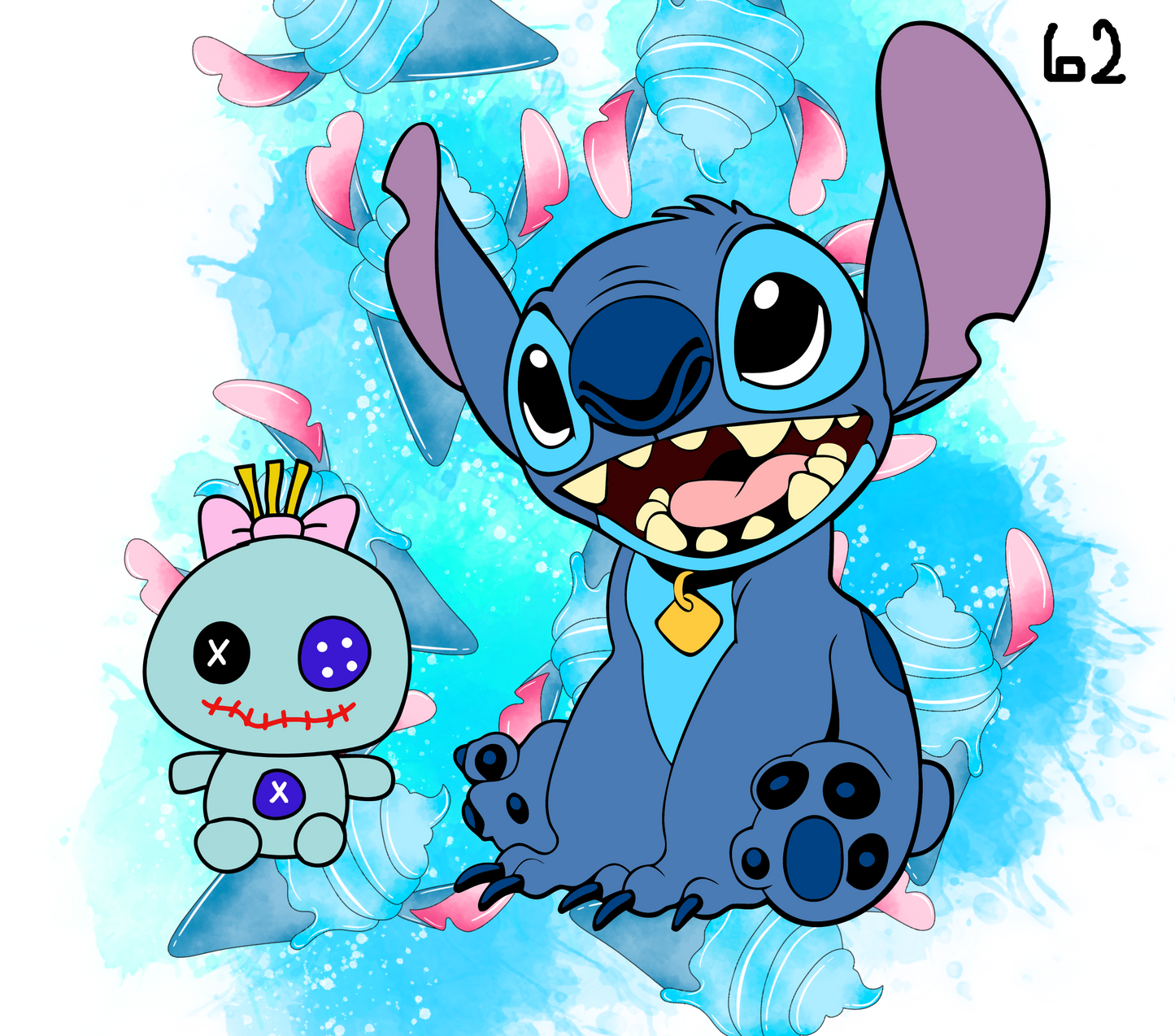 Stitch Sublimation Decals 1