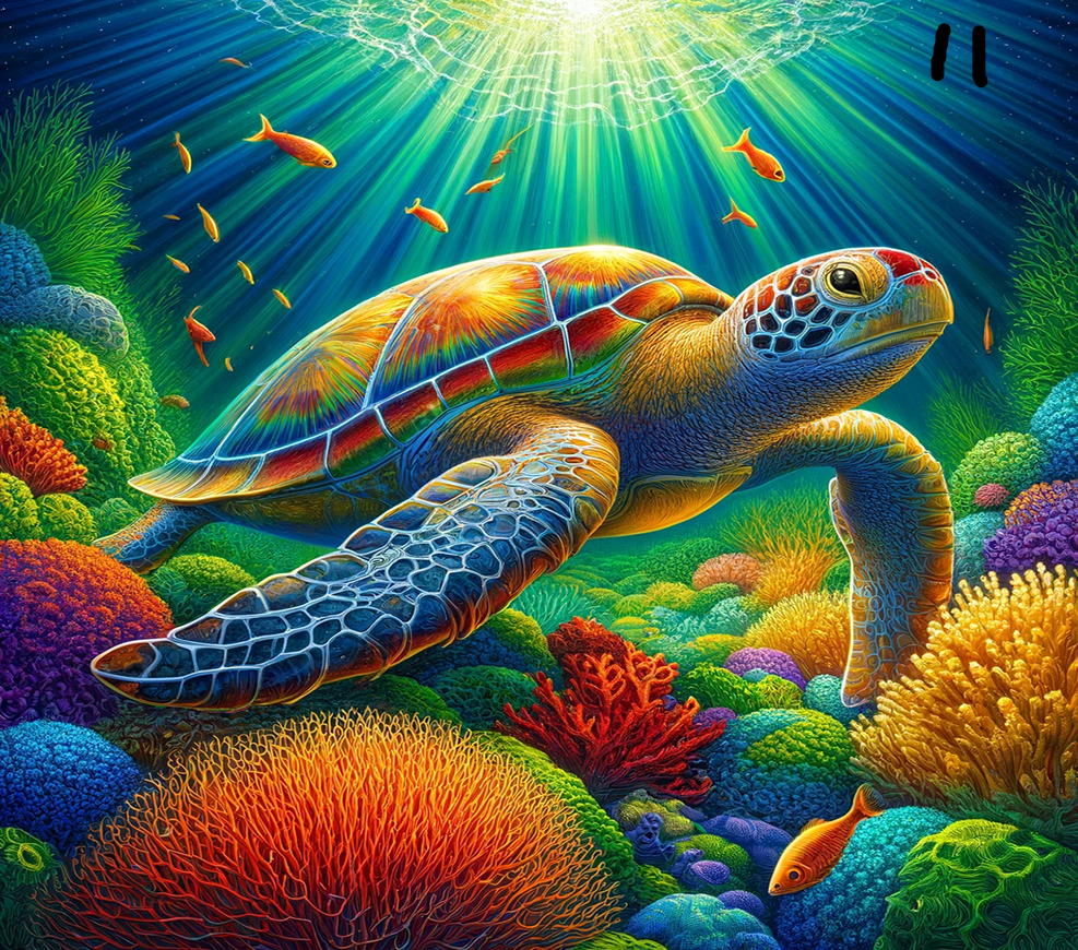 Turtle Sublimation Decals