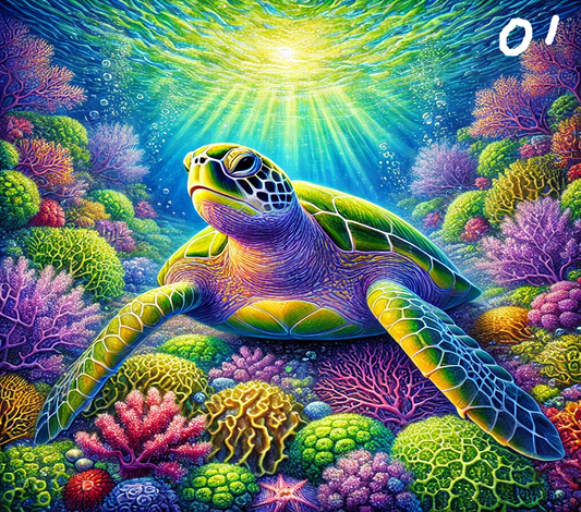 Turtle Sublimation Decals