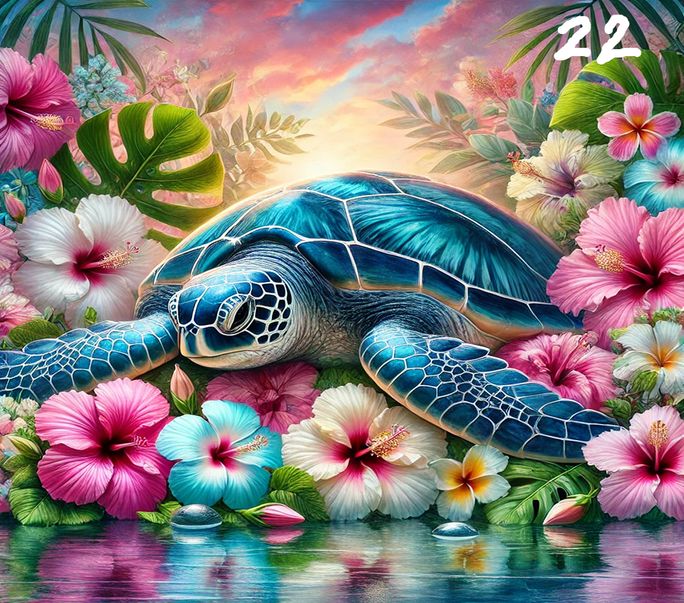 Turtle Sublimation Decals