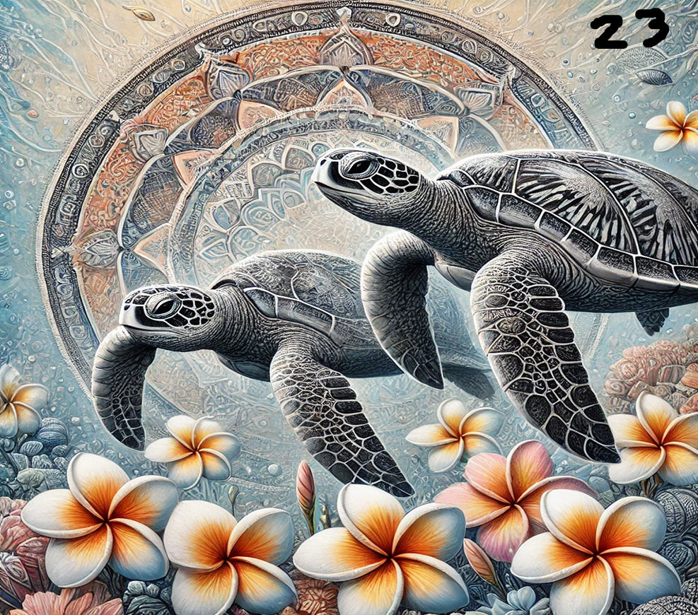 Turtle Sublimation Decals