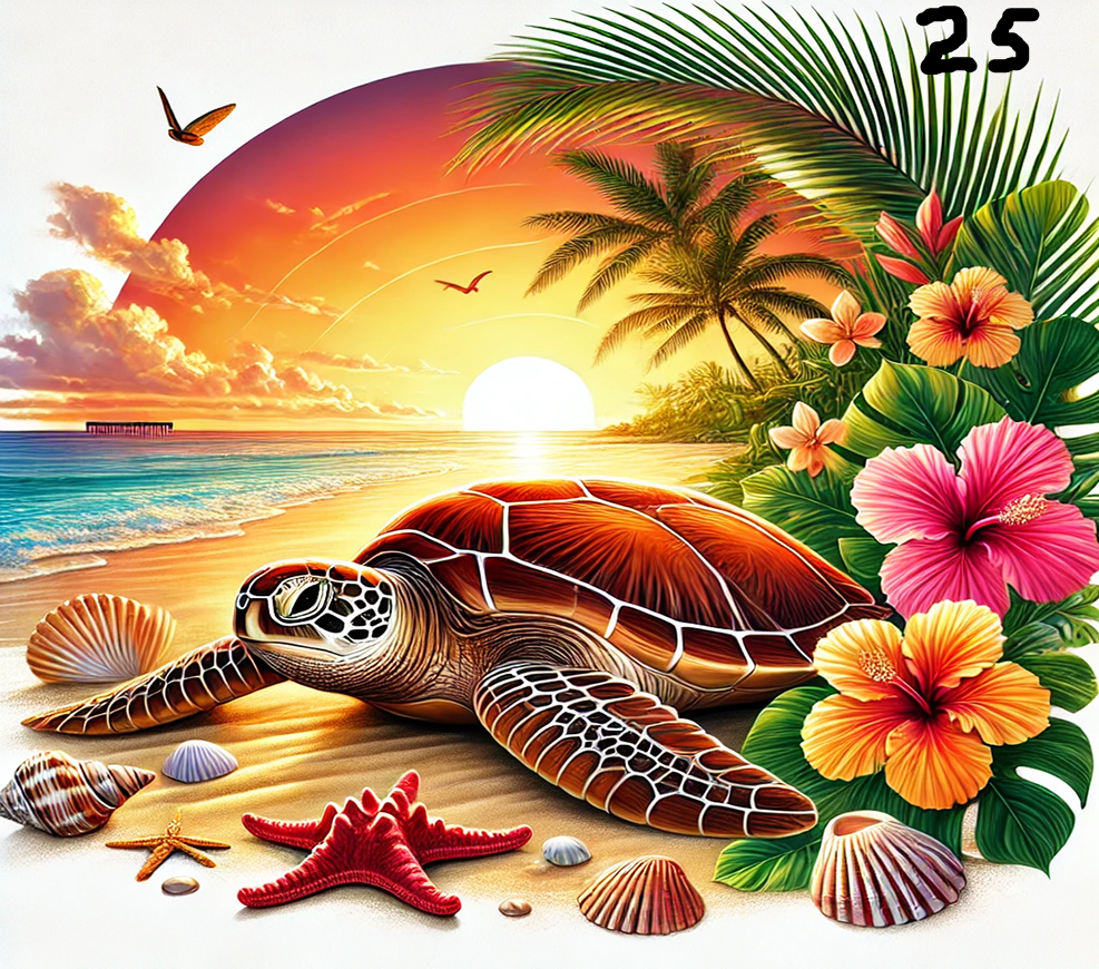Turtle Sublimation Decals