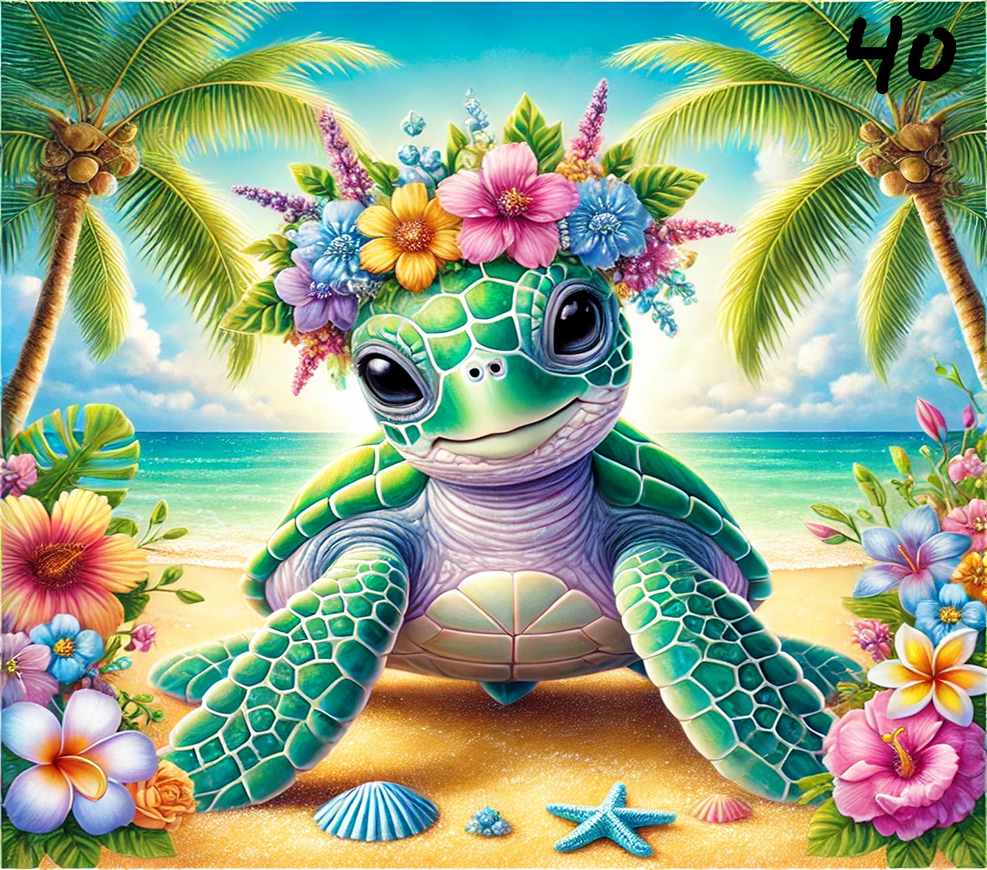 Turtle Sublimation Decals