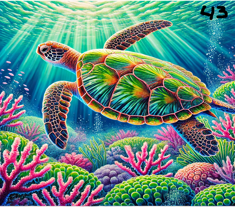 Turtle Sublimation Decals