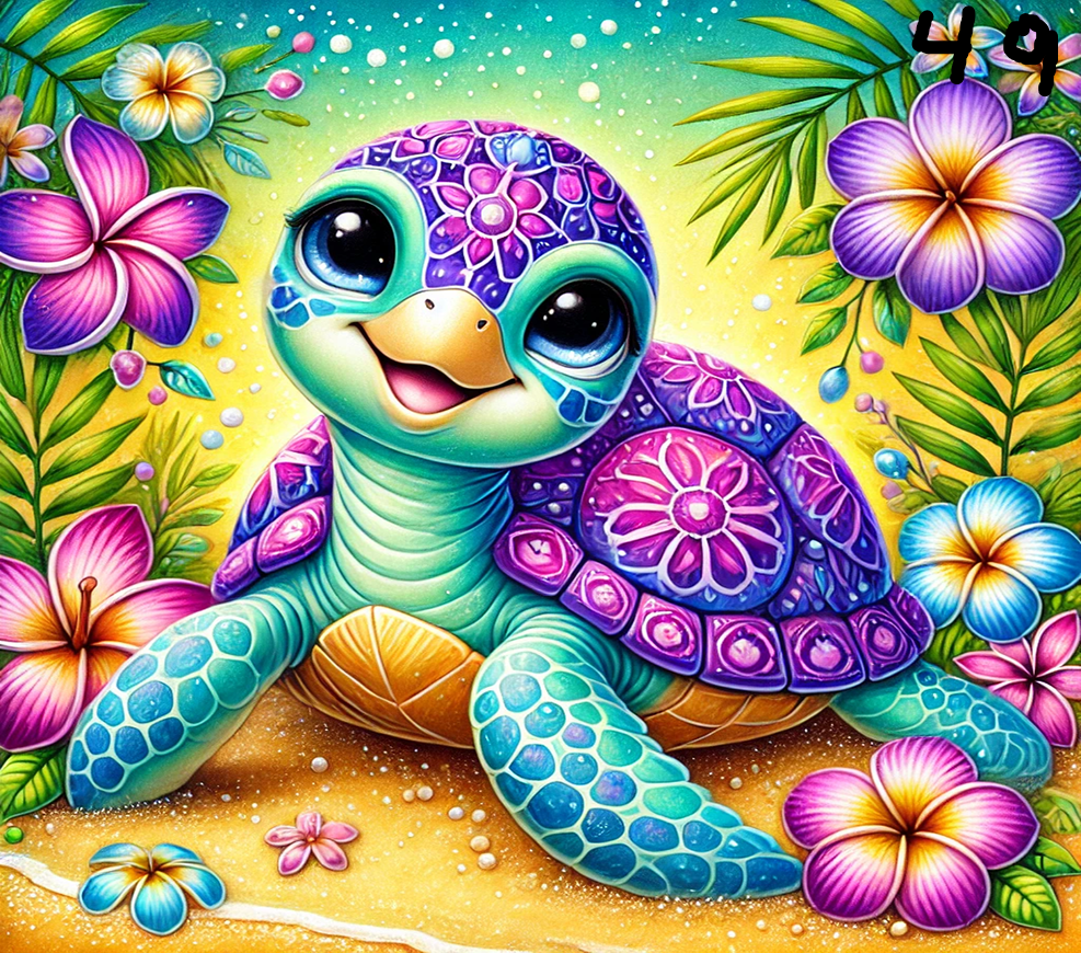 Turtle Sublimation Decals