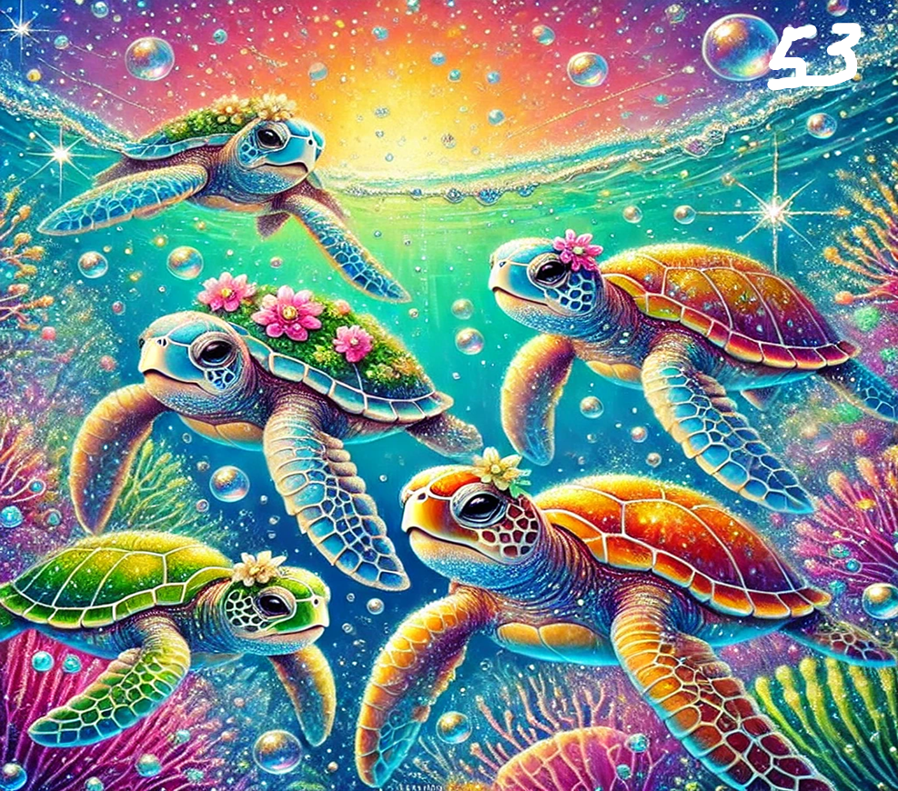 Turtle Sublimation Decals