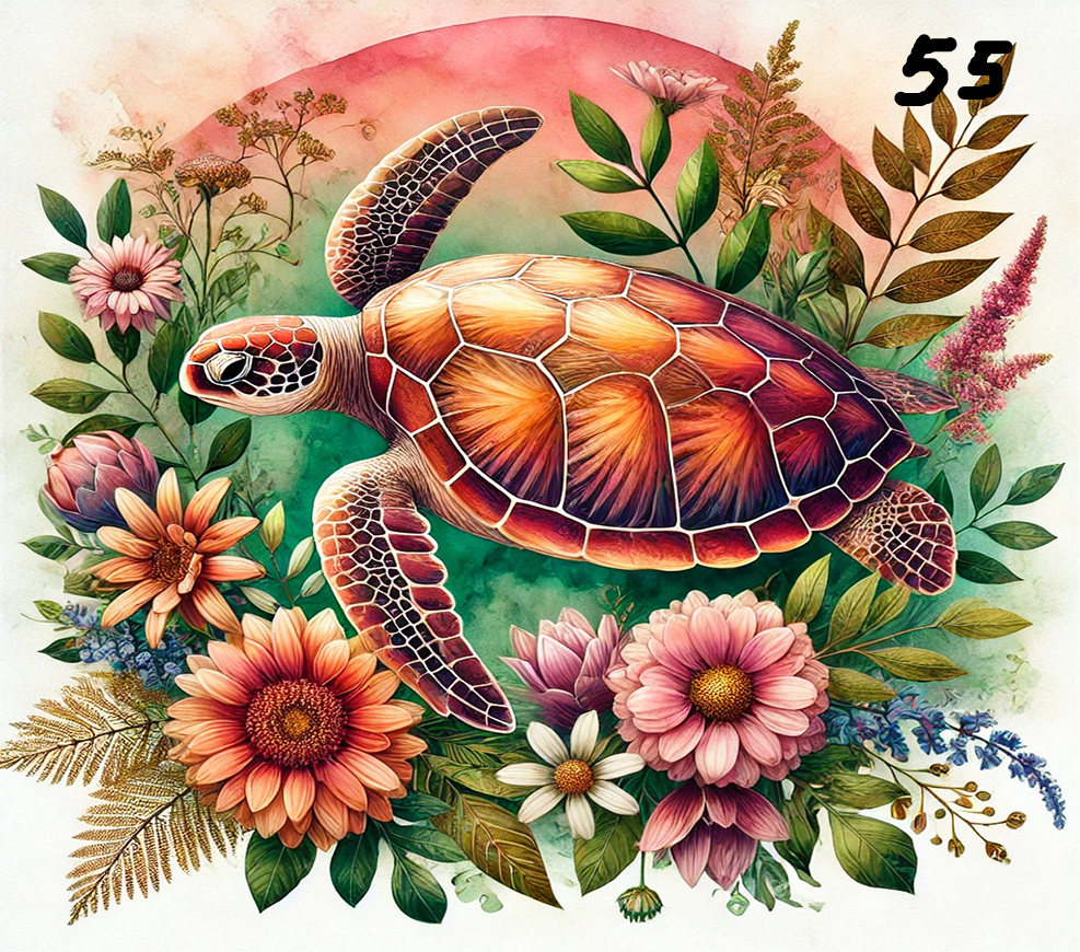 Turtle Sublimation Decals