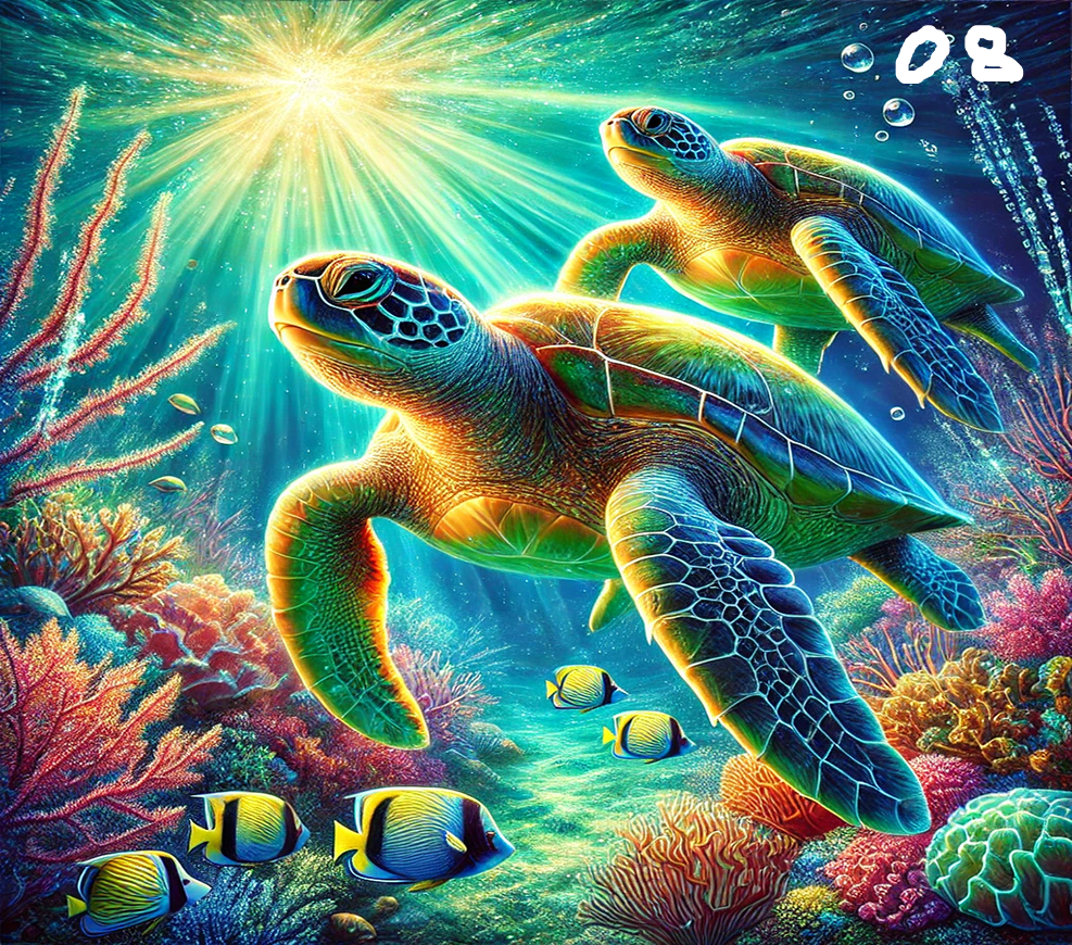 Turtle Sublimation Decals