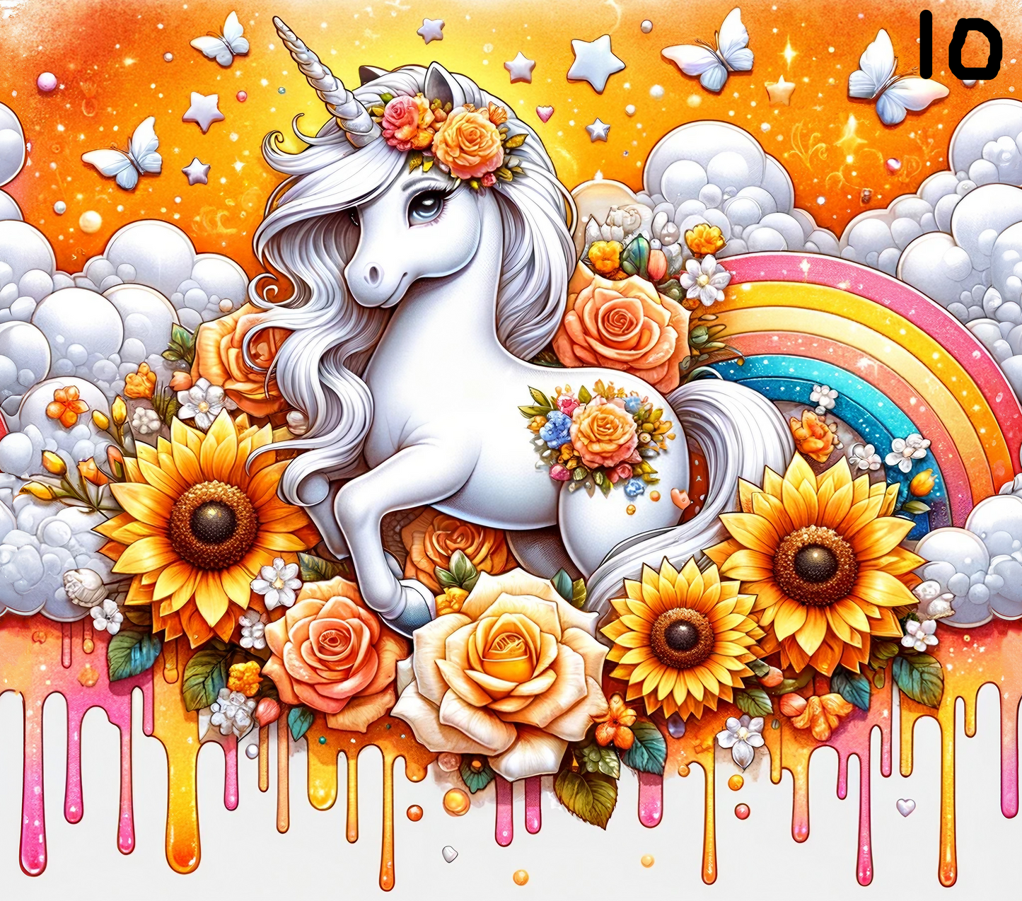 Unicorn Sublimation Decals