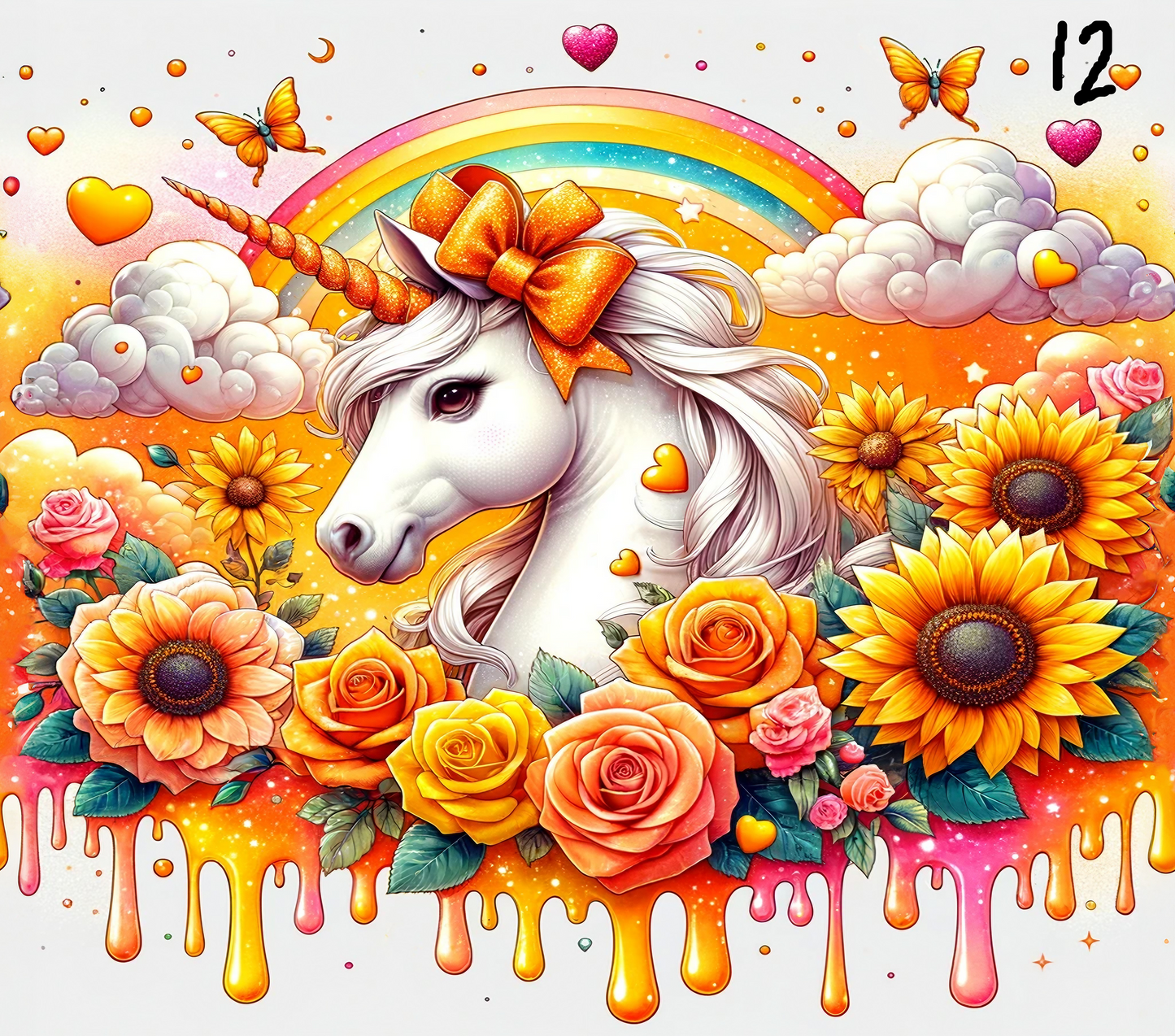 Unicorn Sublimation Decals