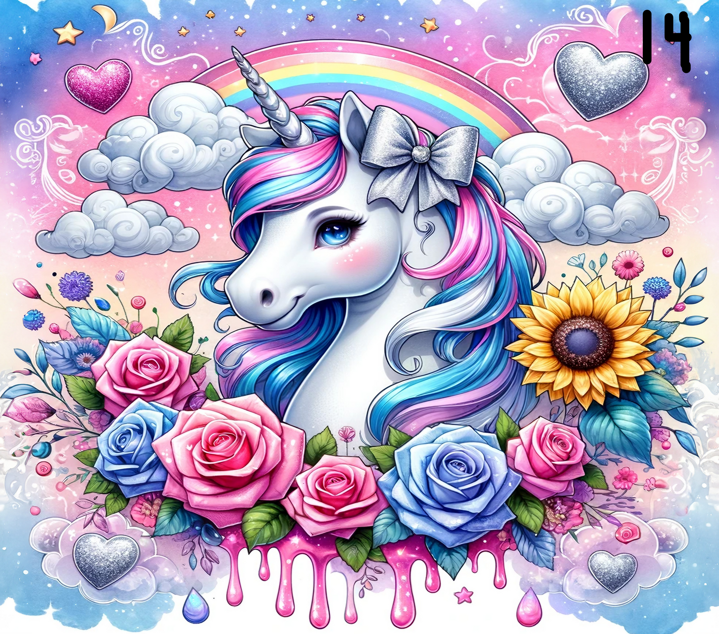 Unicorn Sublimation Decals