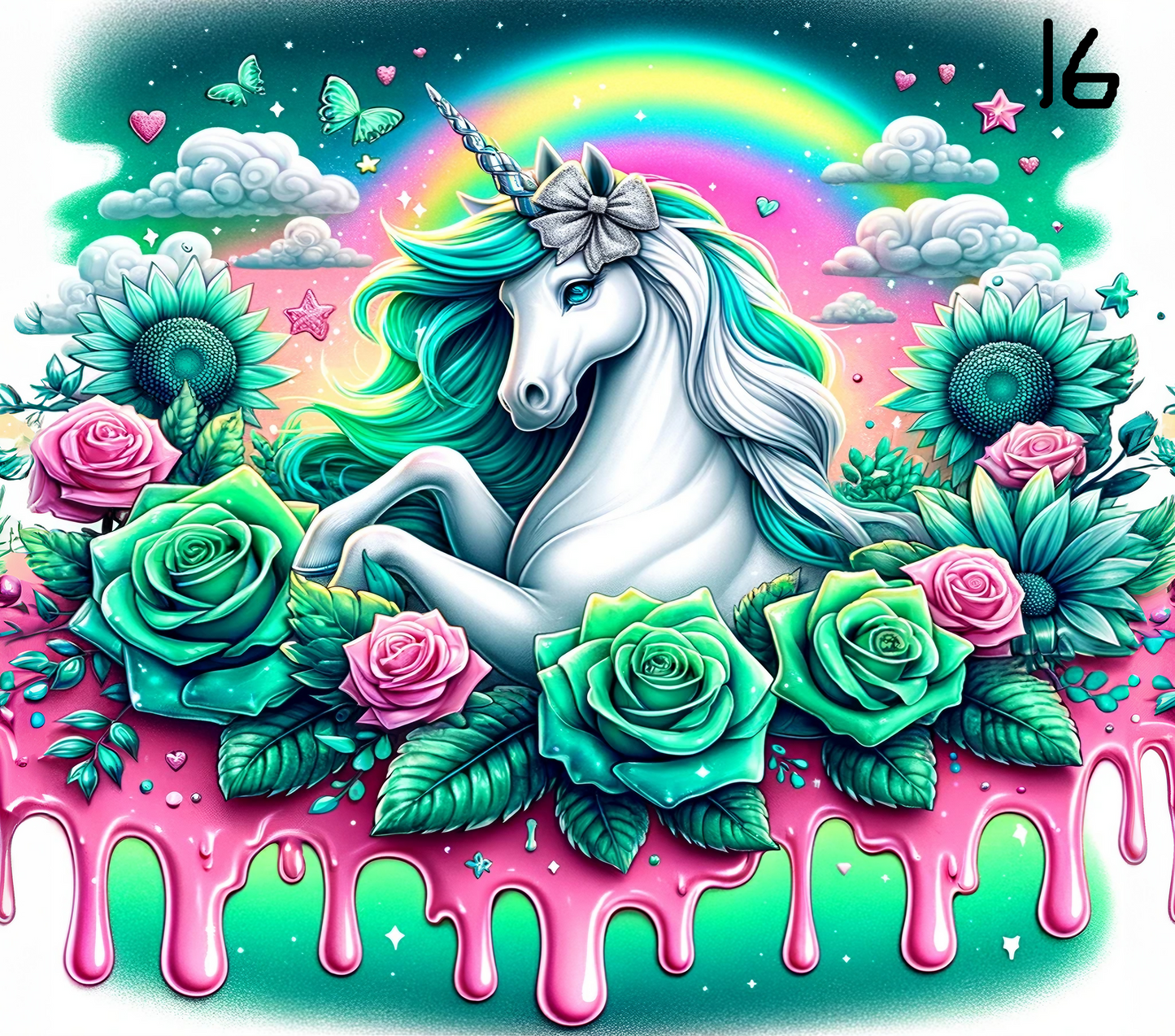 Unicorn Sublimation Decals