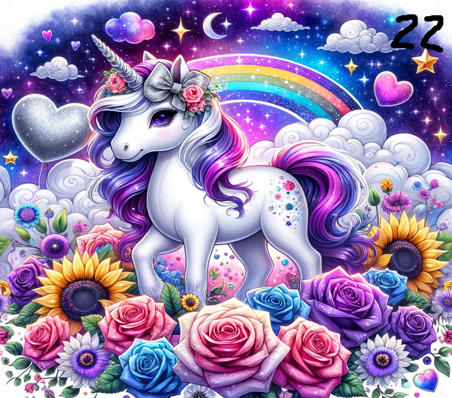 Unicorn Sublimation Decals