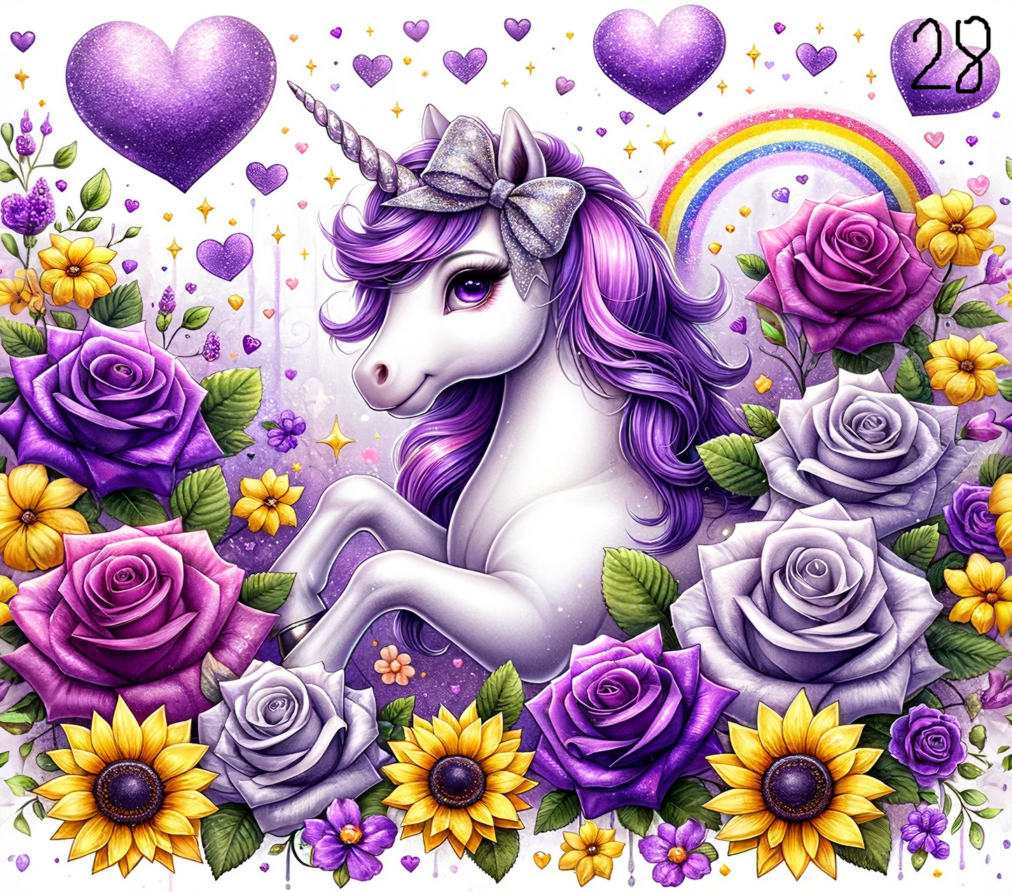 Unicorn Sublimation Decals