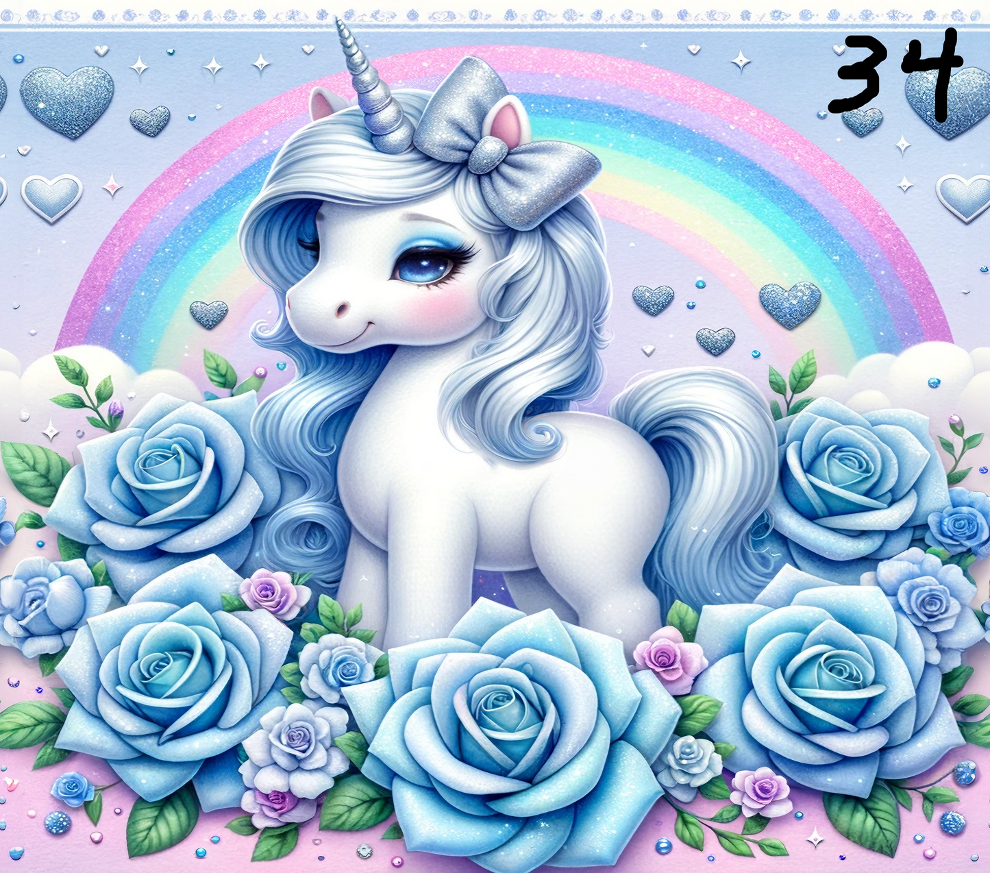 Unicorn Sublimation Decals