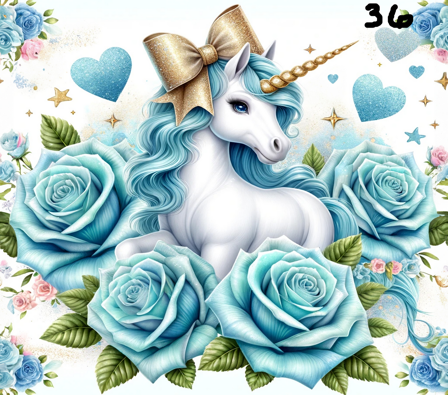 Unicorn Sublimation Decals