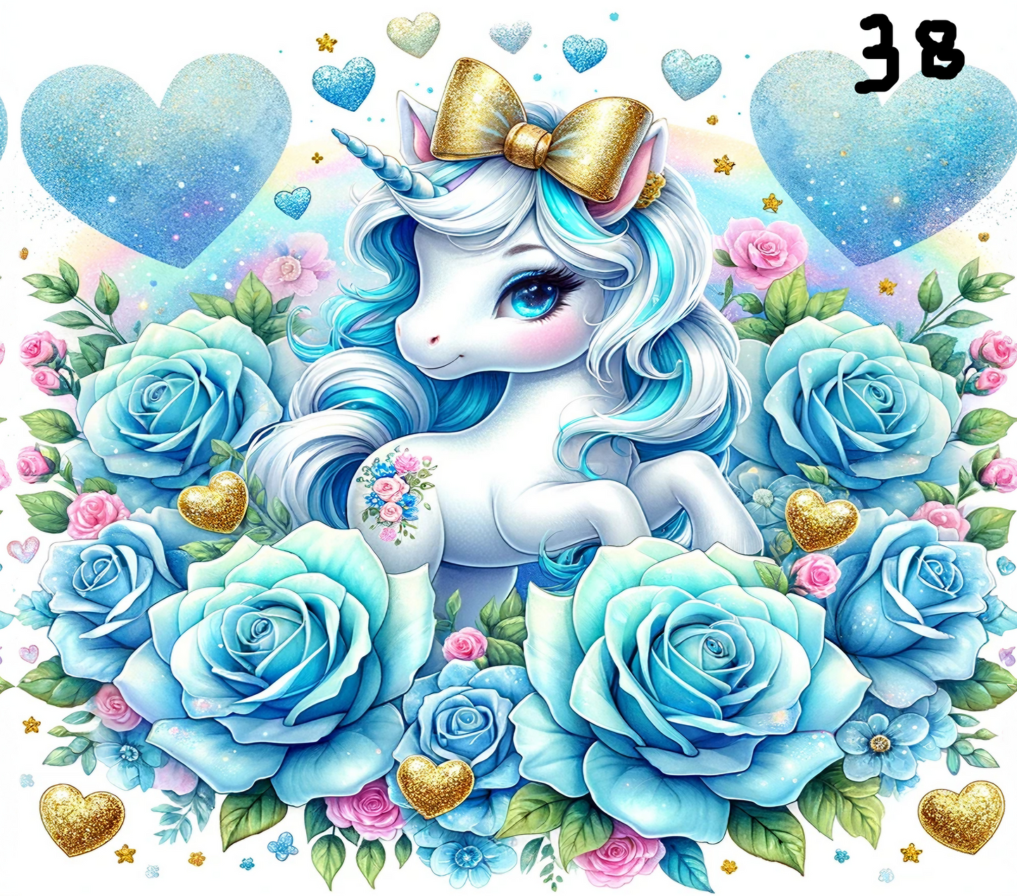 Unicorn Sublimation Decals