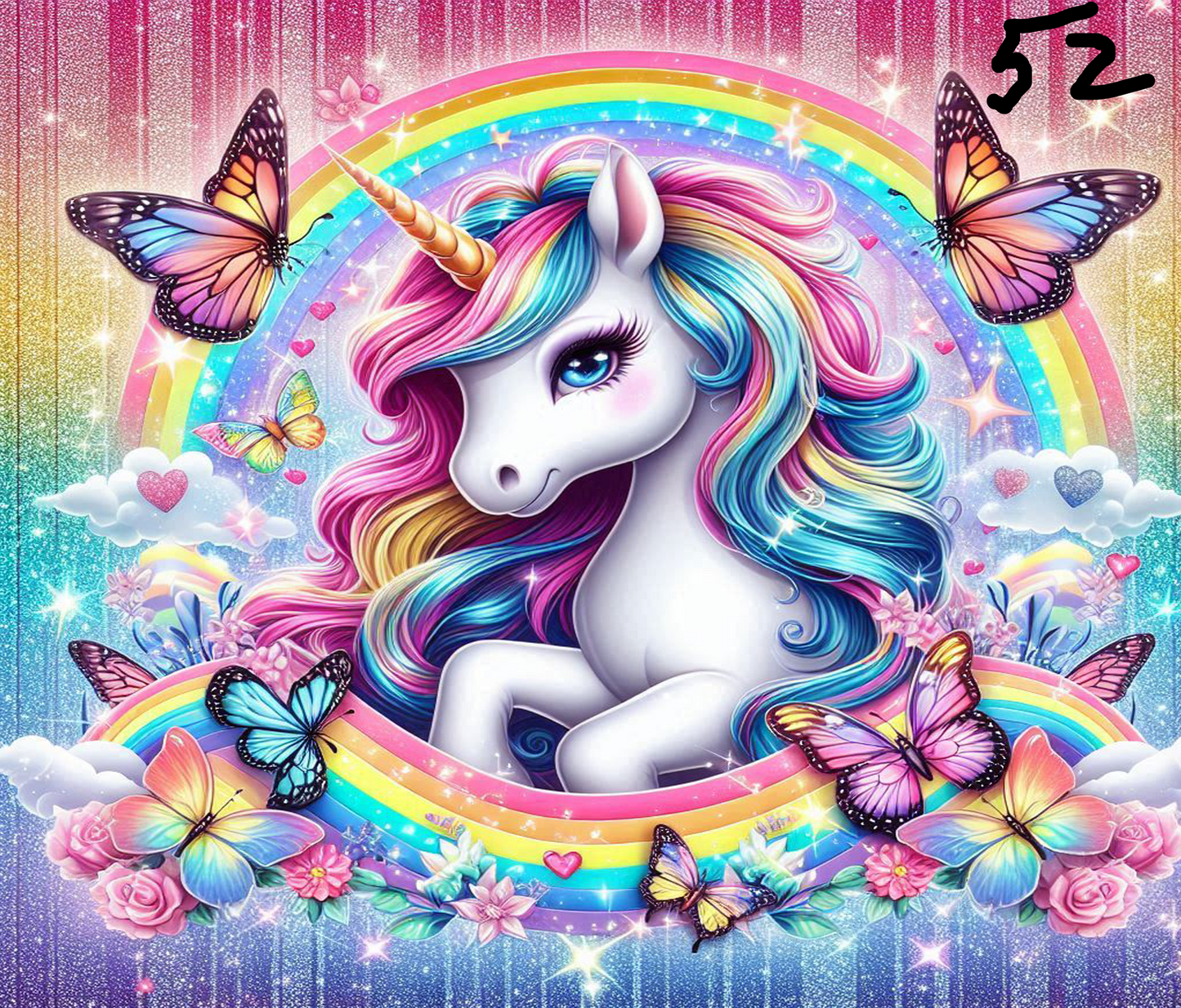 Unicorn Sublimation Decals