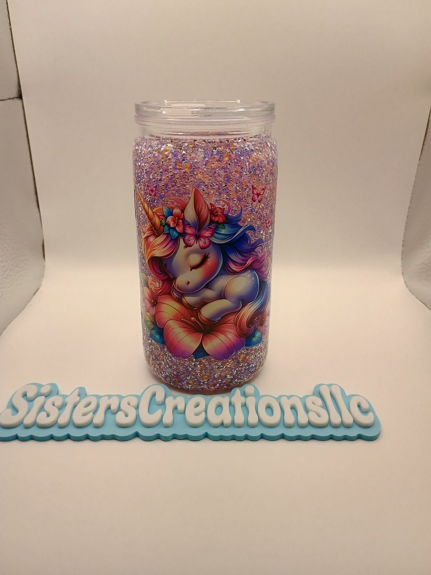 16 oz Acrylic Unicorn
