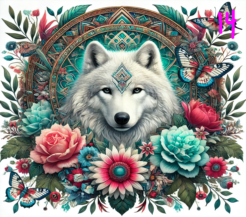 Wolf Sublimation Decals