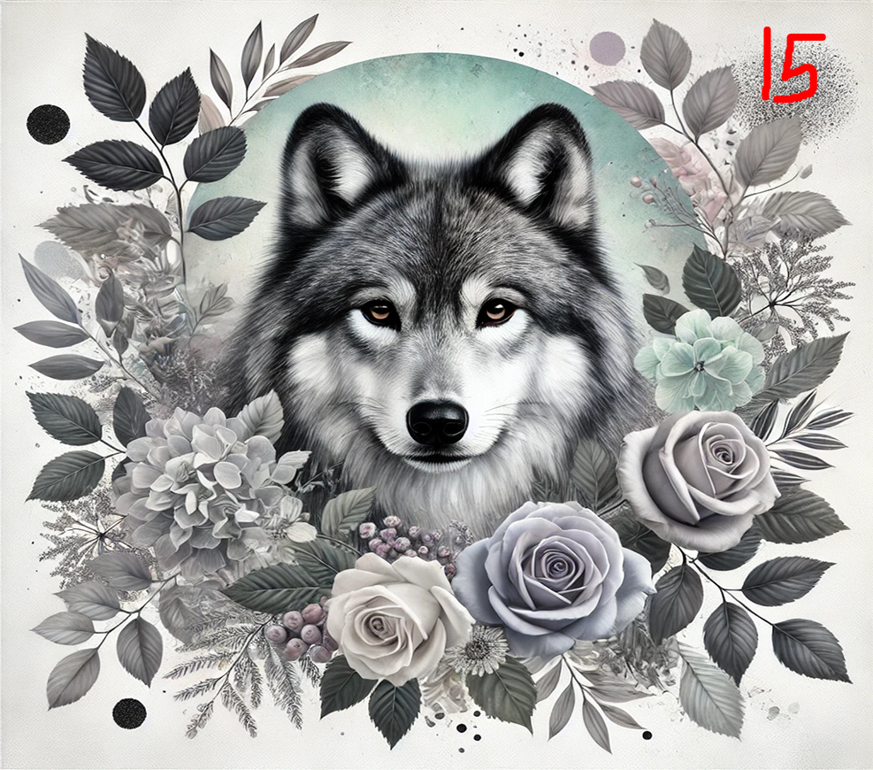 Wolf Sublimation Decals