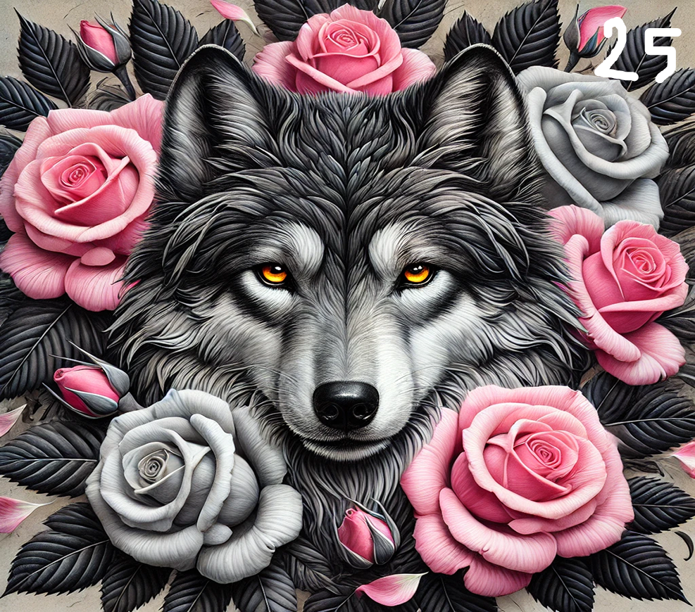 Wolf Sublimation Decals