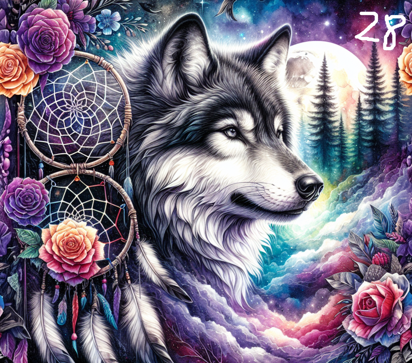 Wolf Sublimation Decals