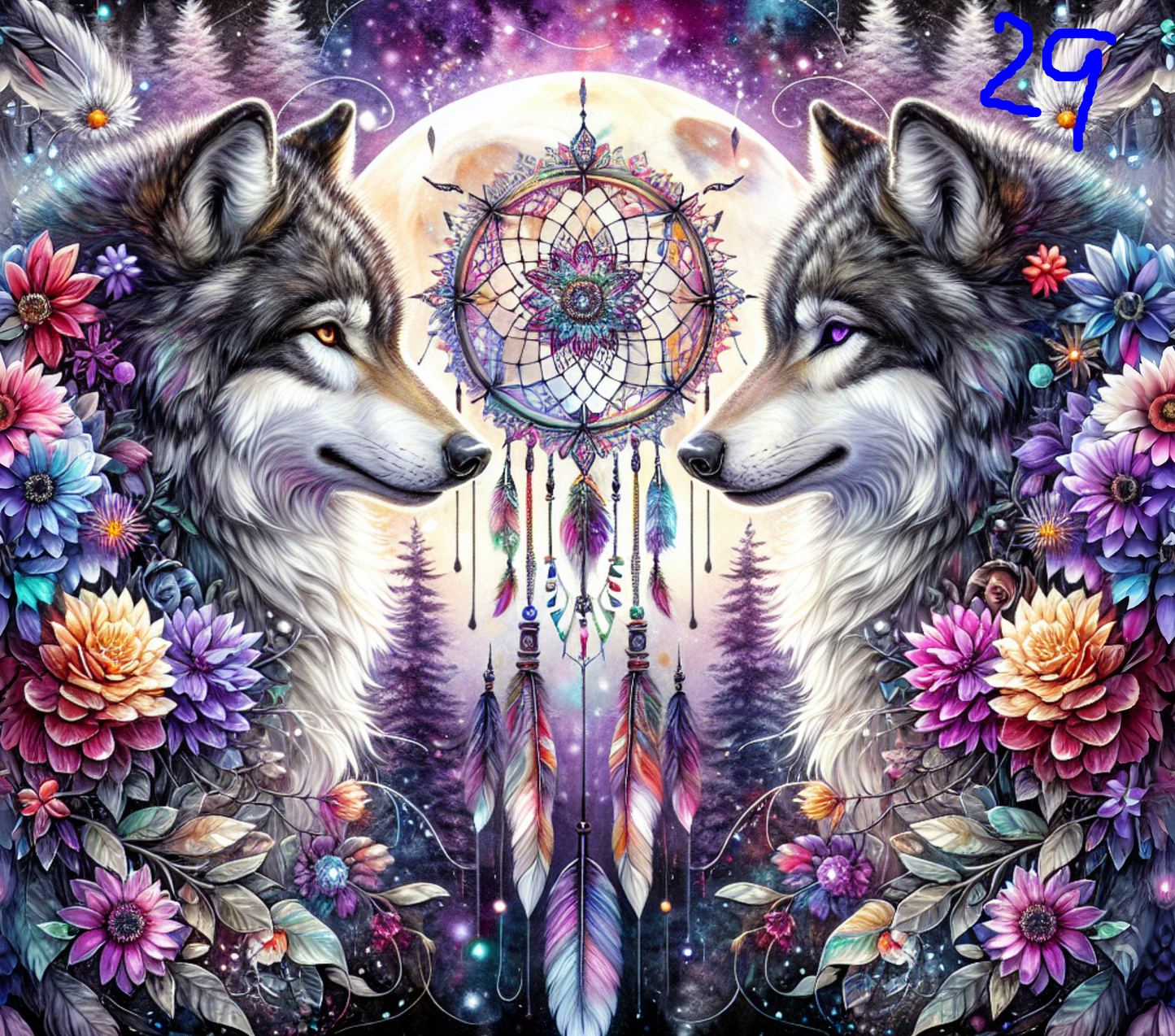 Wolf Sublimation Decals