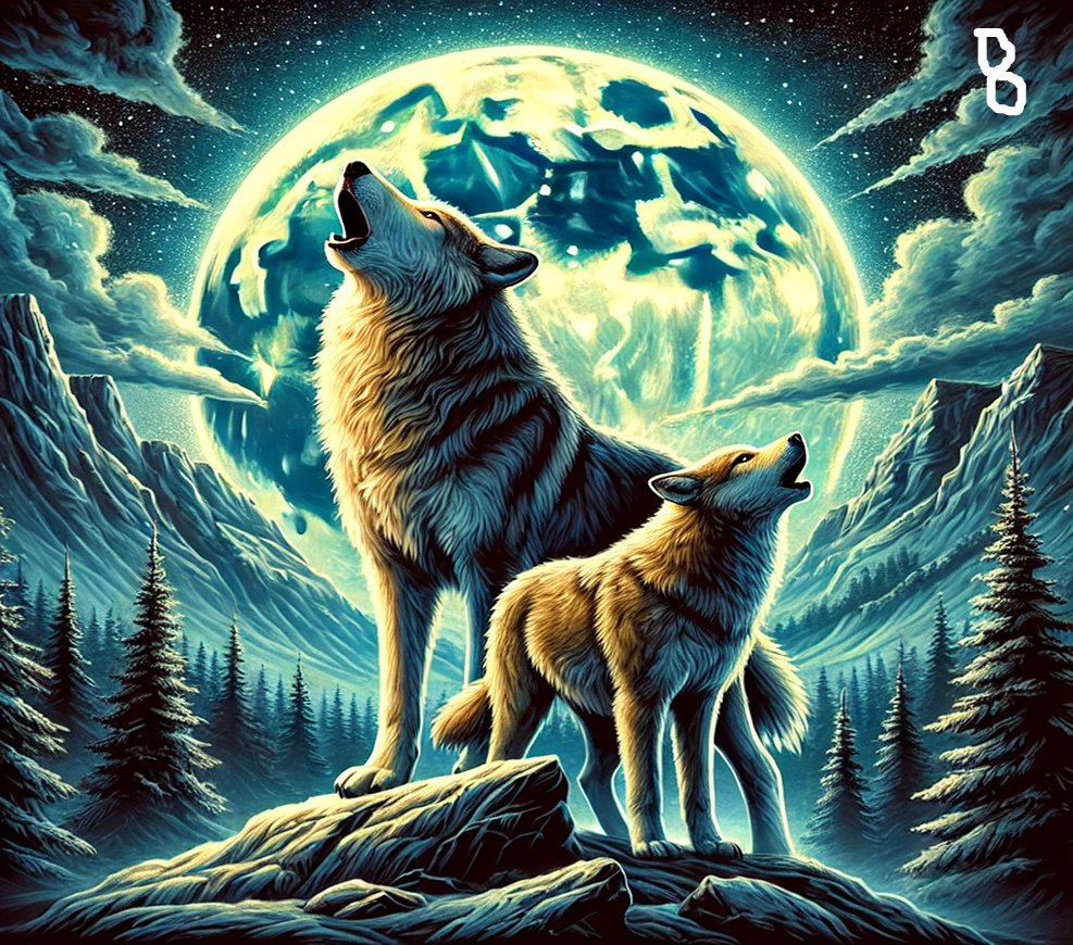 Wolf Sublimation Decals
