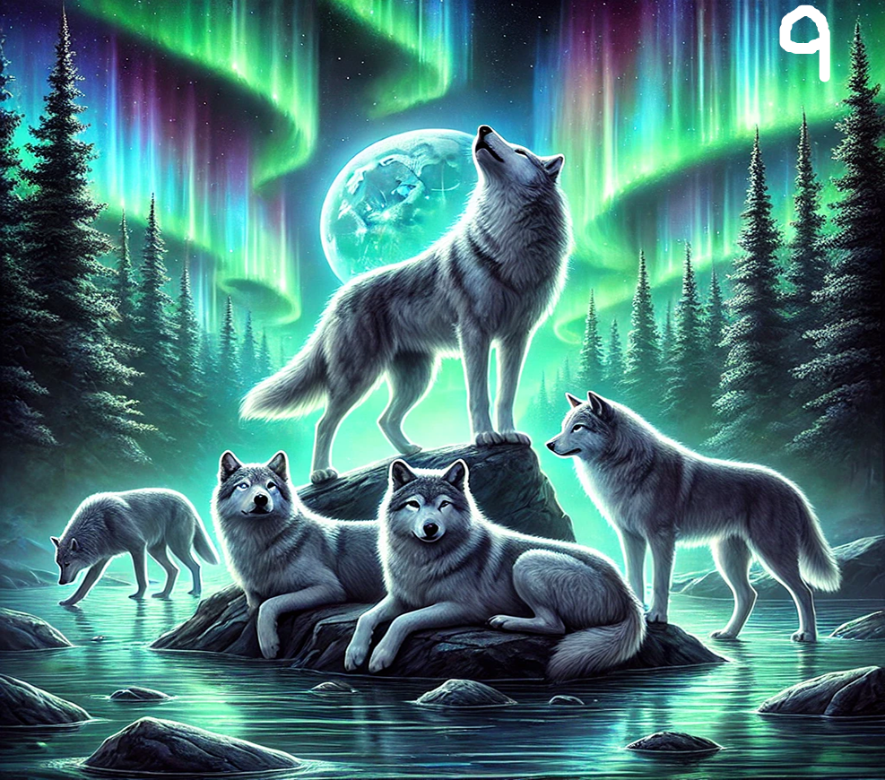 Wolf Sublimation Decals
