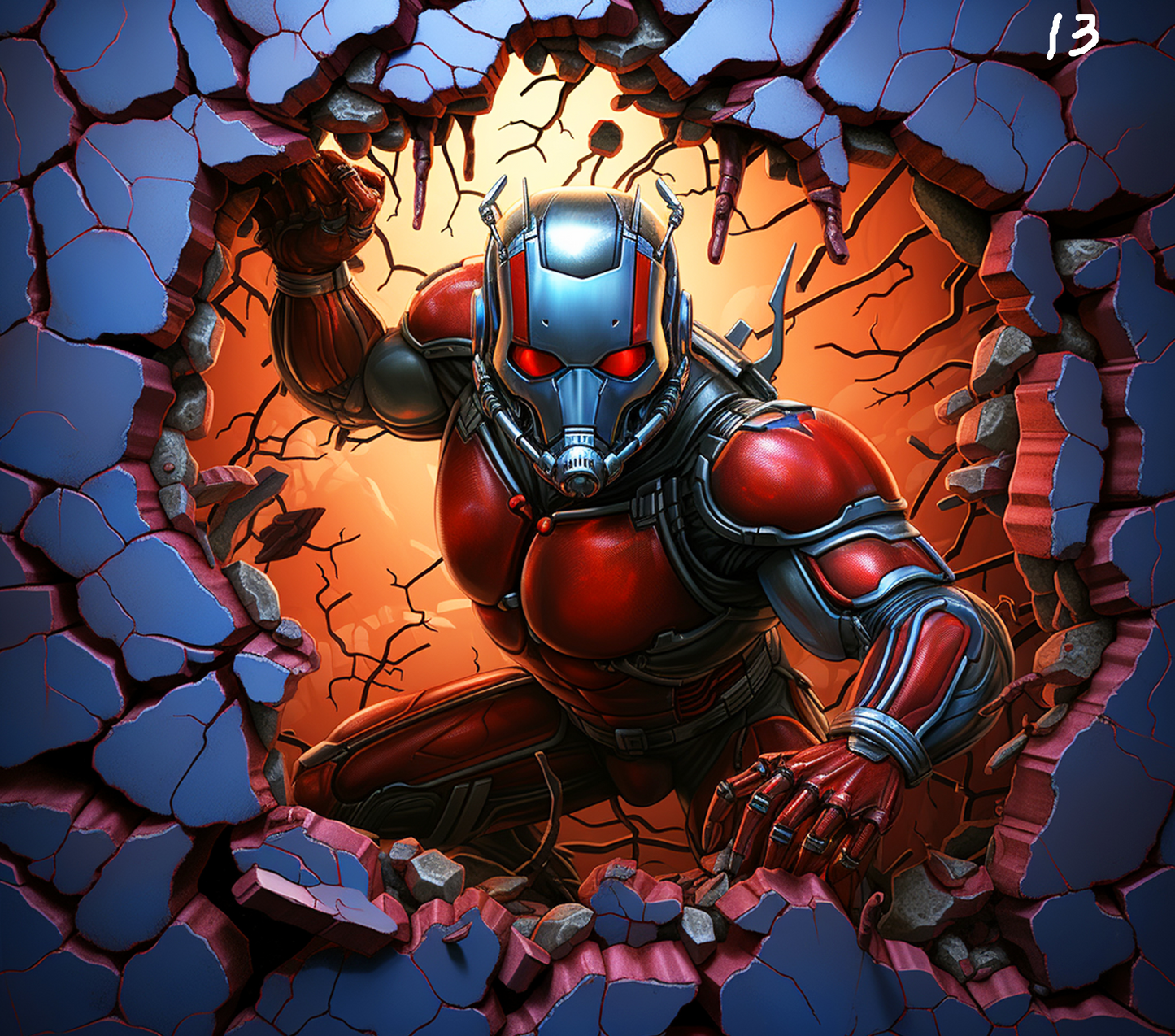 Superhero Sublimation Decals