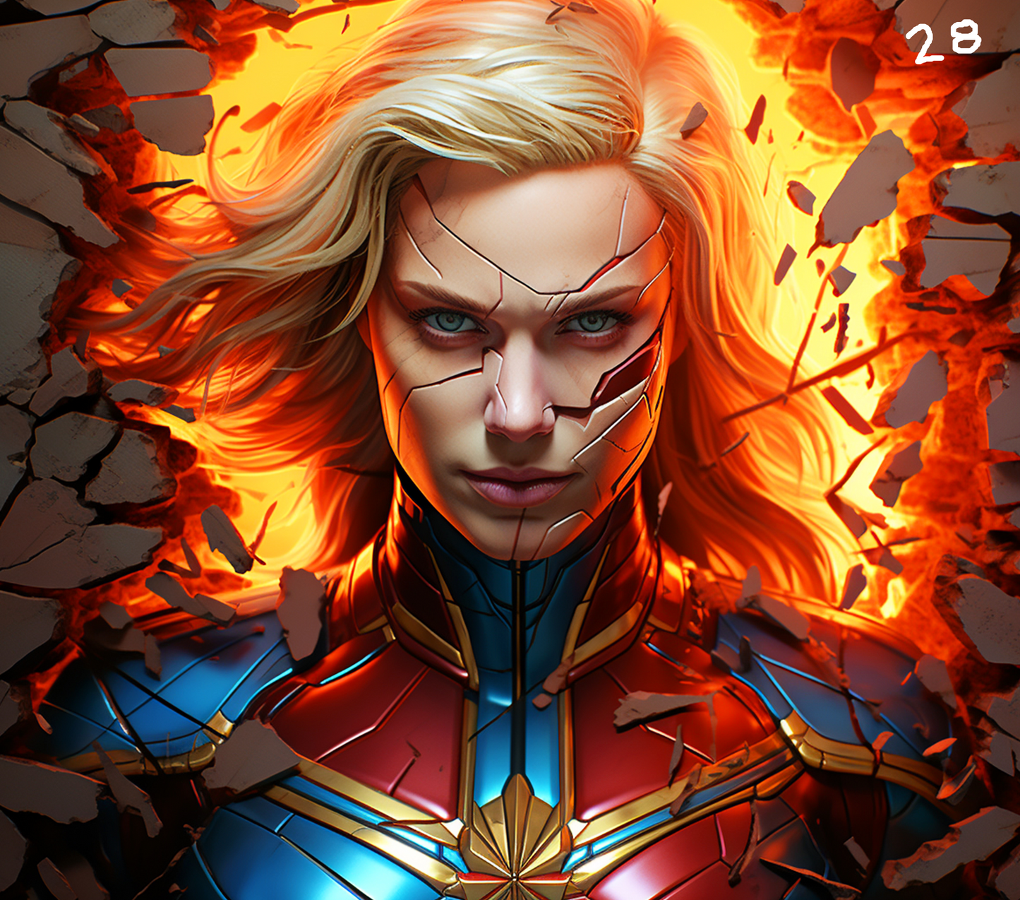 Superhero Sublimation Decals