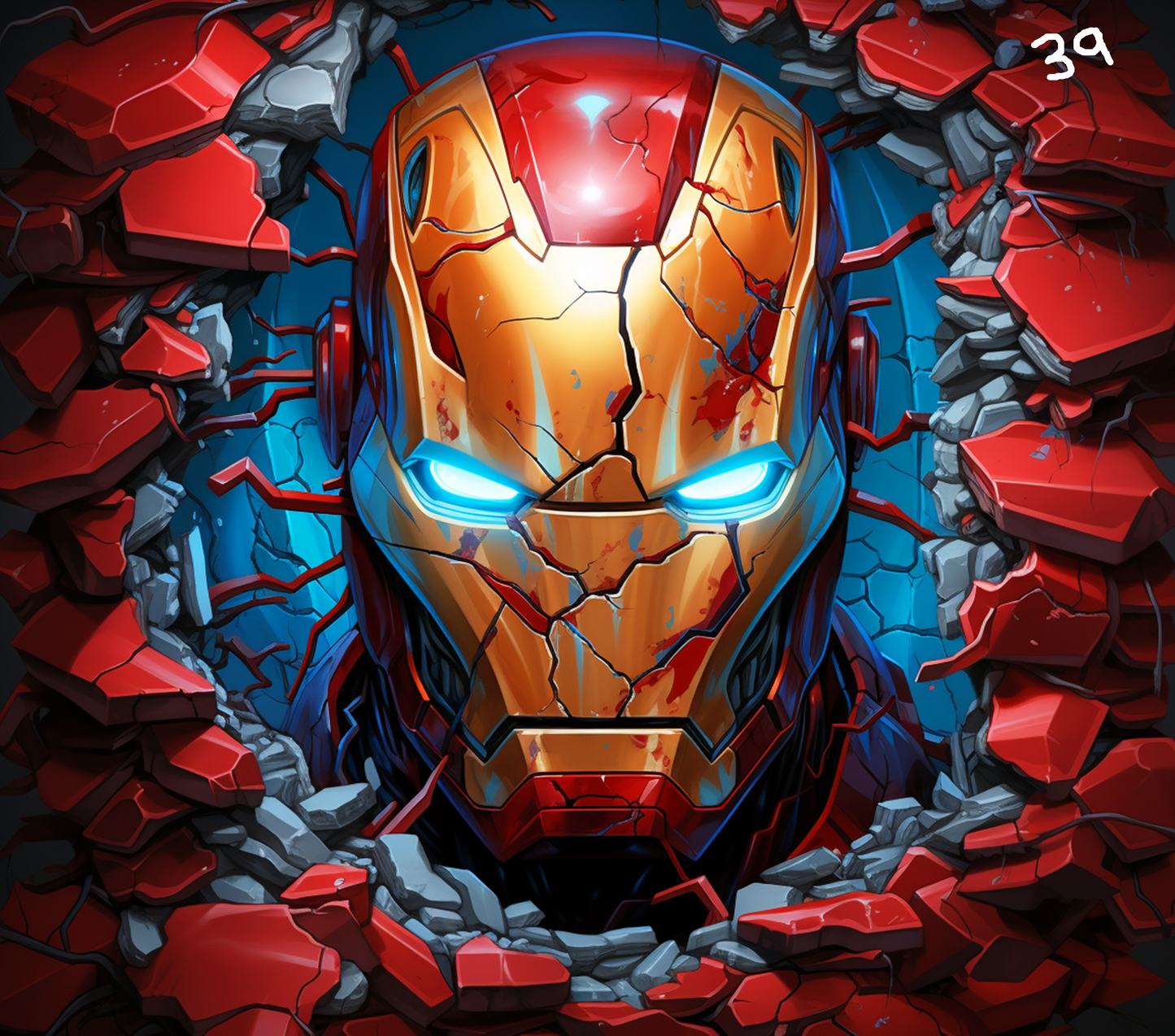 Superhero Sublimation Decals
