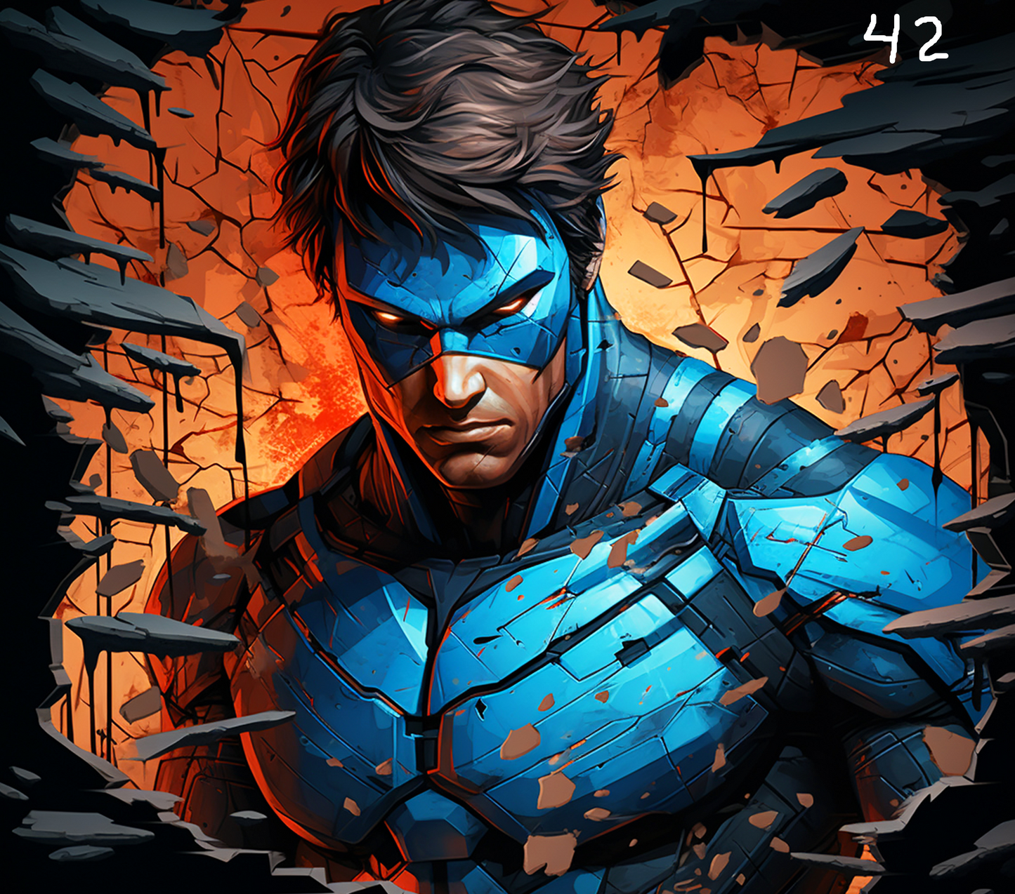 Superhero Sublimation Decals