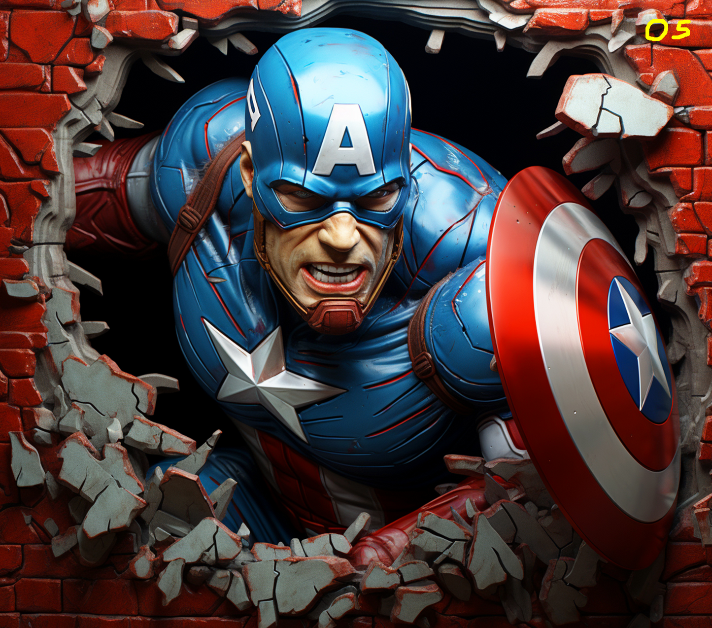 Superhero Sublimation Decals