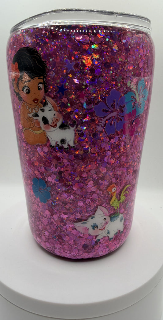 12 OZ DARK PINK MOANA EPOXY TUMBLER