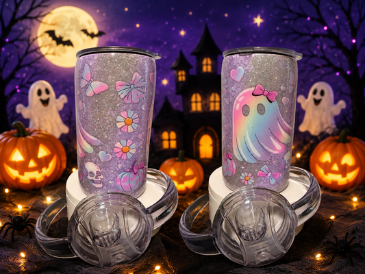 12 OZ MULTI COLOR GHOST DUO SIPPY